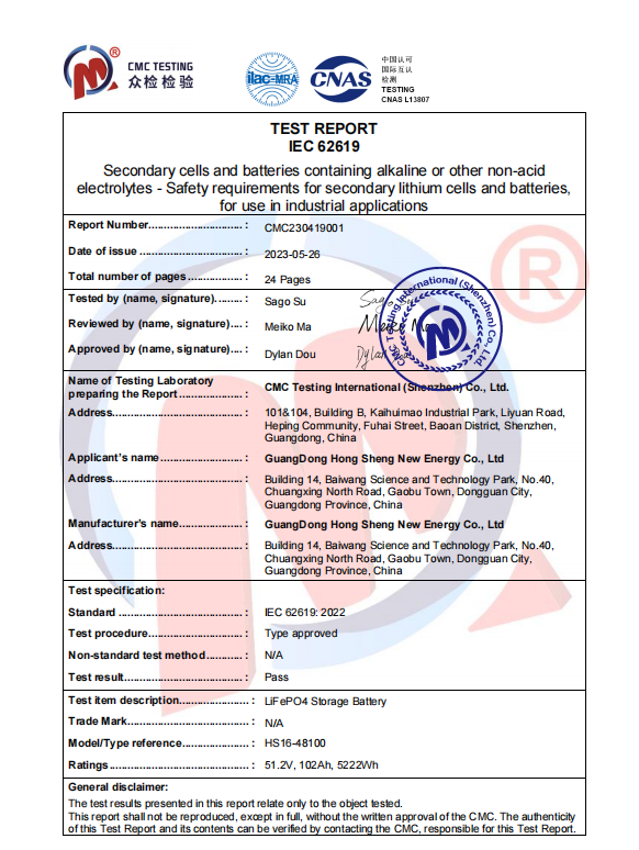 One certificate of OBST solar power company in nigeria